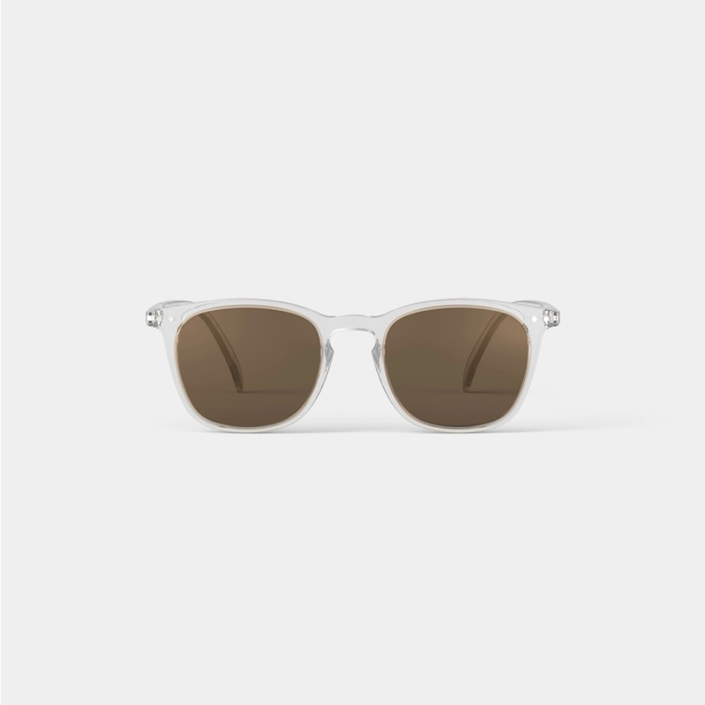 Izipizi #E Sunglasses in White Crystal, New with Tags